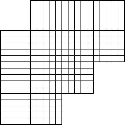 5 x 4 logic puzzle grid